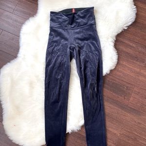 Spanx velvet leggings
